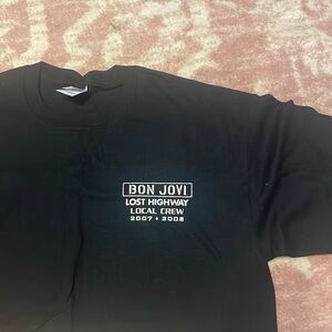 Bon Jovi tour crew shirt